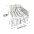 thumbnail image 2 of Tyidzon Easter Throw Blanket Easter Eggs Colorful Fleece Blanket for Couch Sofa Spring Flowers Soft Warm Bed Blankets 30X39 Inch, Lightweight Cozy Blankets and Throws, 2 of 7