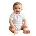 thumbnail image 1 of Odeerbi Niños Niñas Tenis Bodysuit Lindo Bordado Manga Corta Cuello Algodón Golf Bodysuits, 1 of 7