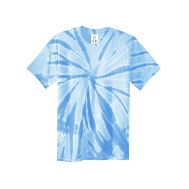 Gravity Threads Youth Tie-Dye Short-Sleeve T-Shirt - Light Blue - X-Small