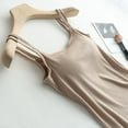 thumbnail image 6 of Lixiuxyad Built-in Bra Tank Tops Women Spring And Summer Outerwear With Integrated Threaded Shoulder Sling With Chest Pads And Vest(Yellow XL), 6 of 6