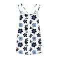 thumbnail image 5 of Taqqpue Women's Plus Size Tank Tops Sleeveless Cotton Flowy Floral Print V Neck Blouses Shirts Spaghetti Strap Summer Tops Casual Loose Fit Beach Vacation Tunic T Shirt for Women S-XXL, 5 of 6