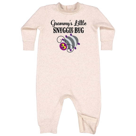 Inktastic Grammy Little Snuggle Bug Baby Fleece Romper