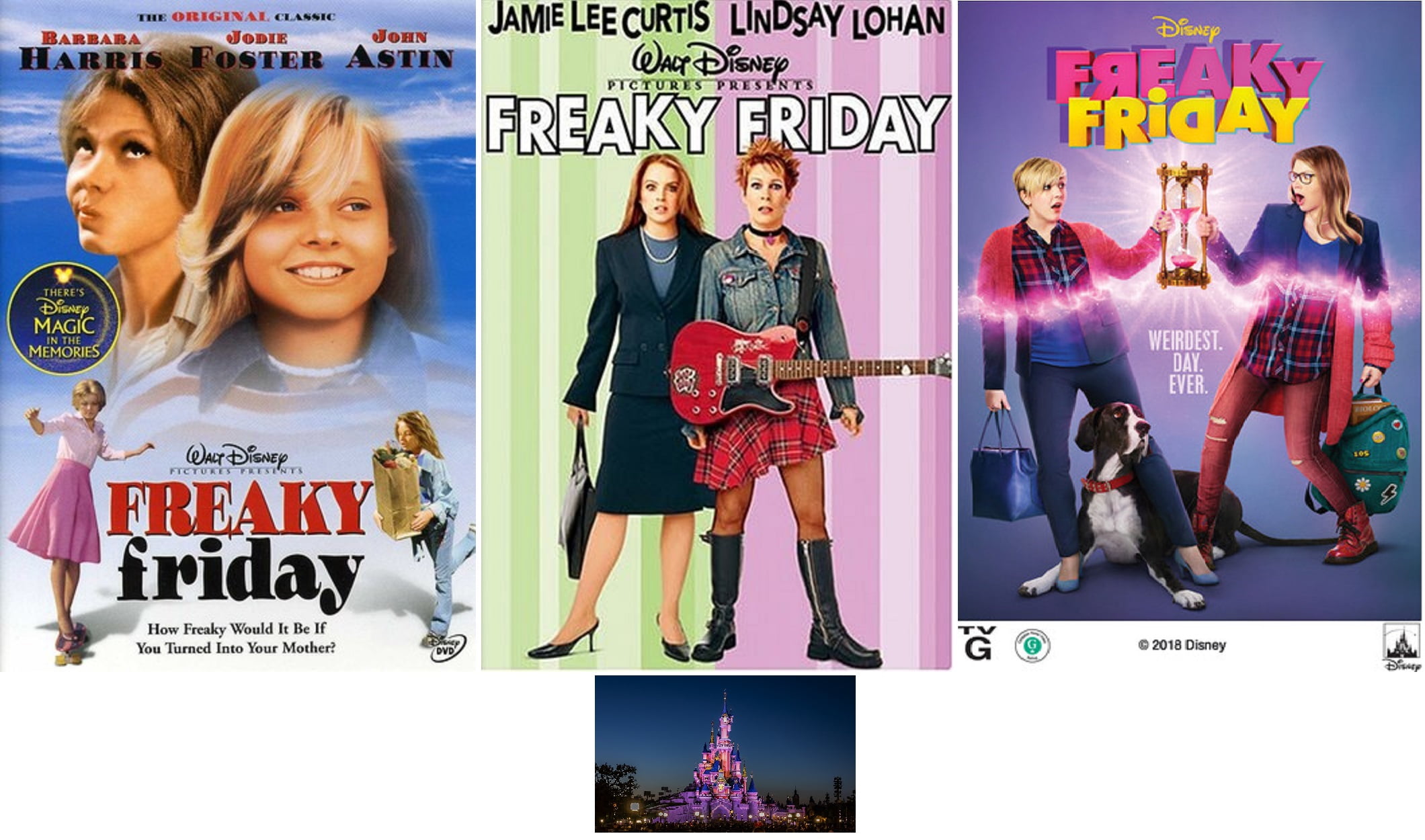 Freaky Friday Disney Triple Feature Original & Remakes Weirdest Day