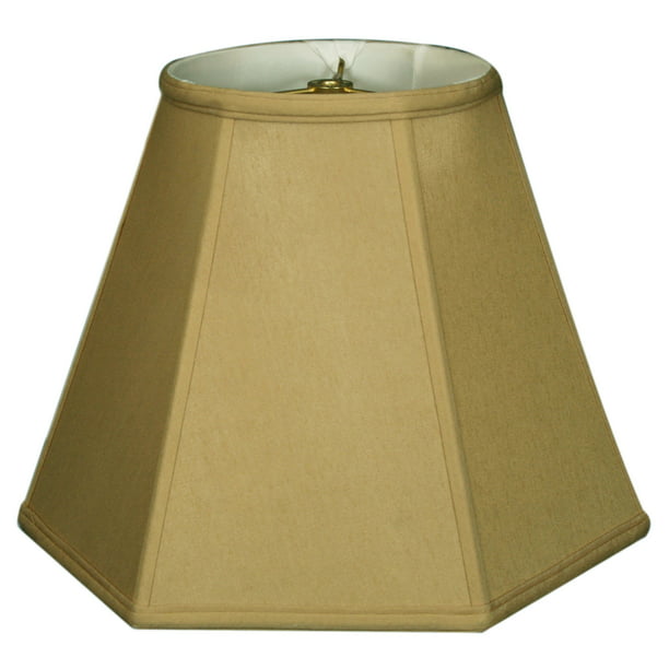 Hexagon Lamp Shade Antique Gold, 18 Lamp Shade White Gold
