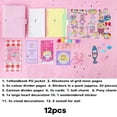 thumbnail image 4 of Amdohai DIY Lined Journal Sketchbook Pocket Planner Girls Diary Cute Notepads Stationery Notebooks Journals School Office Supplies, 4 of 7