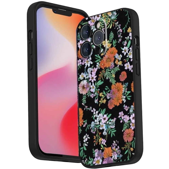 Compatible with iPhone 14 Pro Max Phone Case, Flowers-30 Case Men Women, Flexible Silicone Shockproof Case for iPhone 14 Pro Max