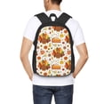 thumbnail image 4 of Fotbe Thanksgiving With Turkey Mochila para Hombre y Mujer - Tela Oxford 600D Resistente - Mochila Impermeable de Gran Capacidad para Escuela, Viajes y Senderismo, 4 of 6