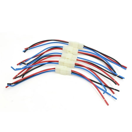 Unique Bargains 5 Pcs 31cm Car Audio Radio Stereo Wiring Harness 3 Pin Wire Adapter
