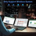 thumbnail image 2 of Extensor de pantalla triple para portátil HotYeah 14 1080P Windows, 2 of 8