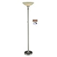 thumbnail image 2 of Artiva 71" LED Torchiere Floor Lamp with Alabaster Glass Shade and Dimmer, 2 of 2