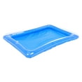 thumbnail image 4 of SWETRACE 1Set Inflatable Serving Tray Blue Rectangular Floating Tray for Pool Adults Pool Party, 4 of 7
