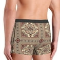 thumbnail image 6 of Salouo Fashion Tatreez1 Print Men's Boxer Briefs,Breathable Underwear Elastic Waistband Briefs for Men -Medium, 6 of 8