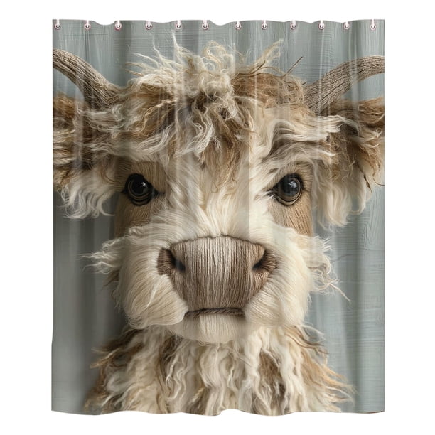 Yhmxh Decoración del baño Cortina de ducha con estampado de bordado falso, sin perforaciones, impermeable, especial para baño, resistente al agua y al moho. Gabinete de almacenamiento de baño