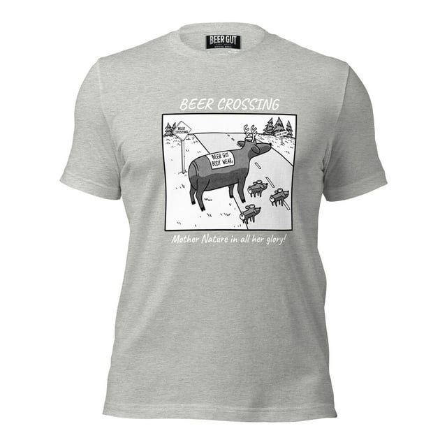 Beer Crossing Unisex t-shirt