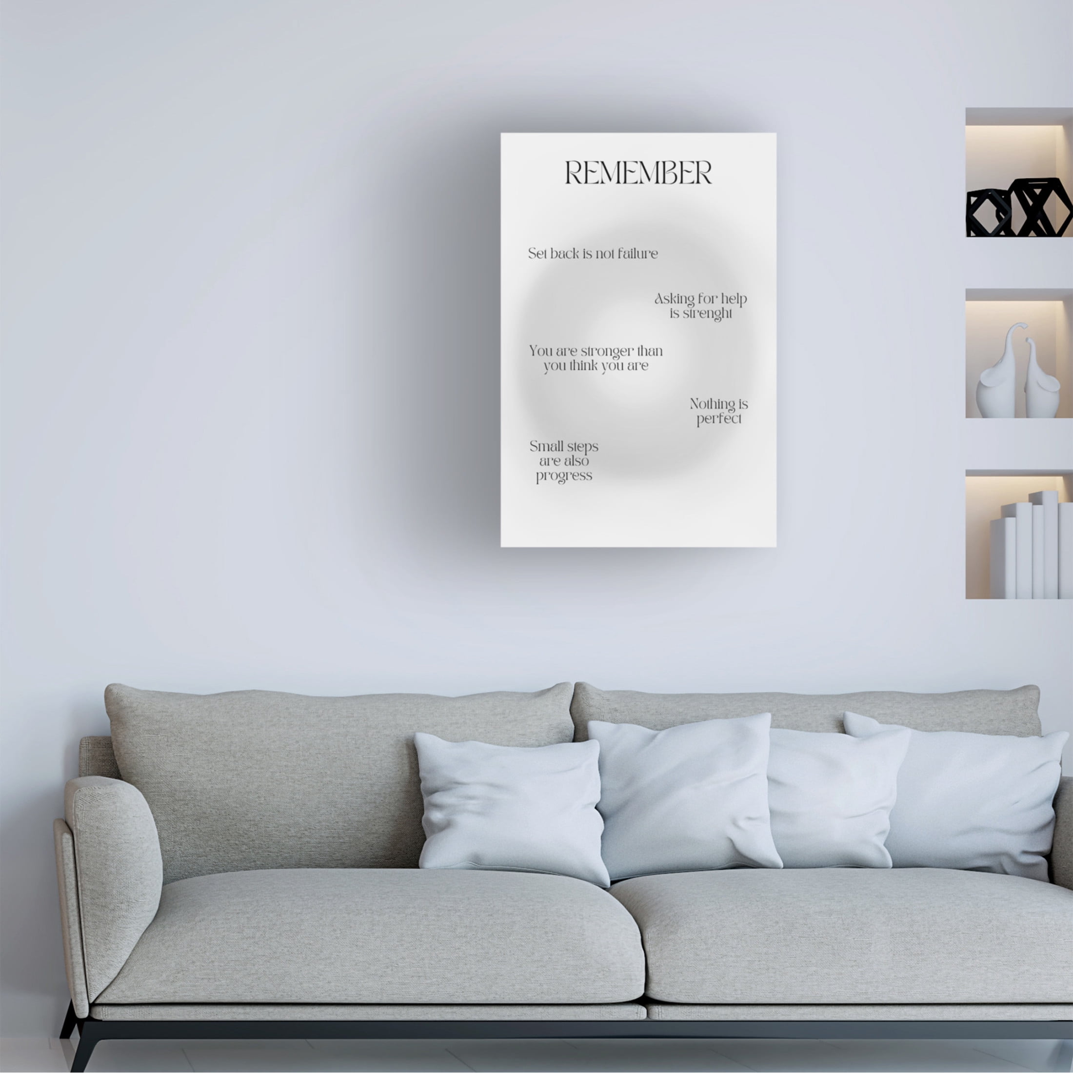 Trademark Fine Art Amelie Motivational Aura Poster Canvas Wall Art