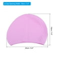 thumbnail image 2 of Uxcell Silicone Swim Caps Unisex Swimming Caps Bubble Textured Adult Swim Hats Light Purple 2 Pack, 2 of 6