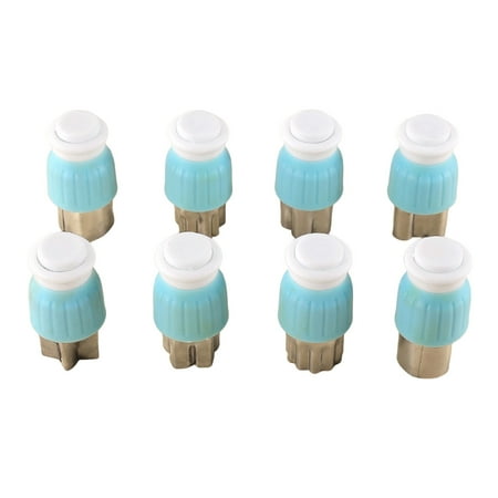 

YFan 8Pcs/Set Cutting Molds Eco-Friendly Cleanable Sturdy Easy to Use Efficient Cutter Stainless Steel Food Processor Vegetable Peeler for Kitchen