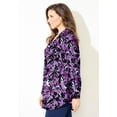 thumbnail image 3 of Catherines Women's Plus Size Petite Modern Camp Shirt, 3 of 4