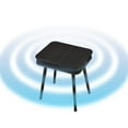 thumbnail image 6 of DecorTech Rectangular End Table with Bluetooth Speaker and USB Charging Port, Black, 6 of 12