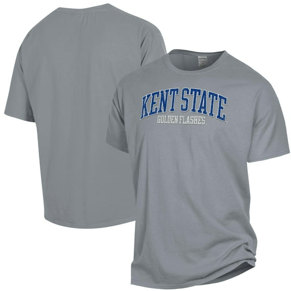 Men's ComfortWash Gray Kent State Golden Flashes Garment Dyed T-Shirt