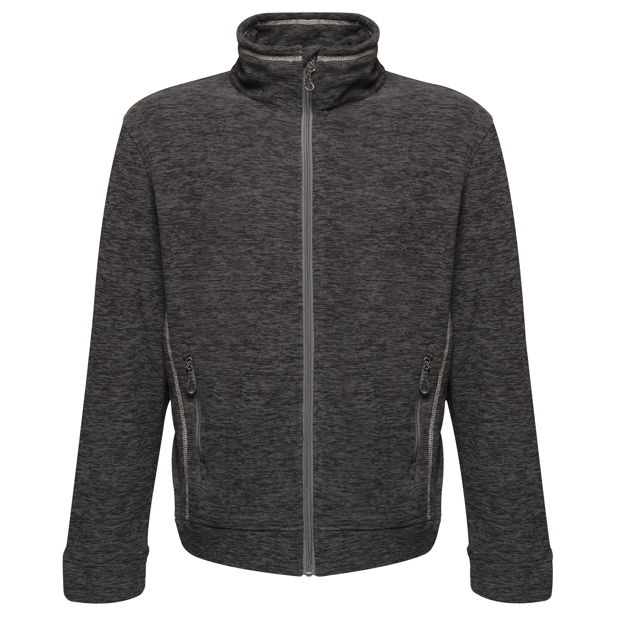 Full Zip Marl Fleece Jacket - Walmart 