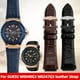 thumbnail image 2 of Correa de piel de 22 mm para reloj Giles Guess U0247g3 W0040g3 W0040g7 Correa de piel de vacuno de color azul para reloj de hombre, 2 of 5