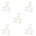 thumbnail image 2 of Transemion Plastic Forks Spoons Knifes Silverware Decor Party White 18.5cm 5Set, 2 of 6