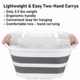 thumbnail image 4 of Active Mind Ltd 10.5 Gal (40L) Collapsible Laundry Basket - Heavy Duty Pop Up Storage Container, Space Saving Foldable Hamper, for Washing Tub/Closet/Basement/Apartments/Dorms/Camping Organizer, 4 of 7