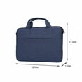 thumbnail image 3 of Portable Laptop Bag Shoulder Strap Carrying Case for Men Women - Durable Polyester Inner Sleeve with Padded Protection - Fits Various Laptop Sizes - Adjustable Strap for Work, Travel, School, 3 of 8