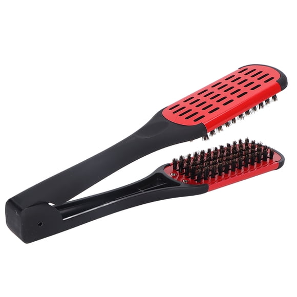 Peine Enderezar, Cepillo de Alisión de Barba de Doble Cara Profesional Cepillo para el Cabello de Barba Cepillo de Alisado Para Preparación para la Barba Lisa