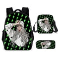 thumbnail image 1 of 3 unids/set Billie Eilish School Bag Satchel Mochila informal con bandolera y bolsa de lápices, 1 of 2