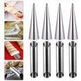 thumbnail image 3 of 12 moldes de acero inoxidable para croissants daneses (plateados), 3 of 5