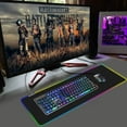 thumbnail image 2 of SOMNR Extended RGB Gaming Mouse Pad Large Glowing Led Soft Mouse Pads Oversized Mousepad, Non-Slip Rubber Base Computer Keyboard Pad Mat 35.4x15.7inches Large Gaming Pad, Waterproof, 2 of 8