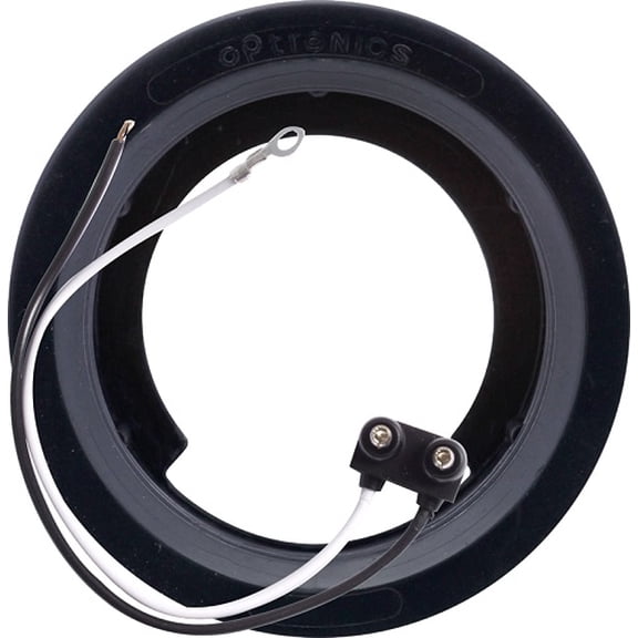 Rubber Grommet and Pigtail for Peterson 2" Round Trailer Lights - Flush Mount