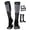 Gray, variant on Ski Socks for Women Men 2 Pairs- Warm Thermal Over-the-Calf Long Snow Socks for Snowboarding, Hiking, Hunting (Gray Blue, 11.5-15)