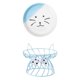 thumbnail image 1 of Platos para gatos, elevados para gatos Platos para mascotas con soporte de hierro,Pet Bow Feeder  Cachorro,Tazones de comida elevados Platos de agua Gloria Platos para gatos, 1 of 9