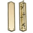 thumbnail image 1 of 2.37 in. Antique Brass Trafalgar Plate Privacy Set, 1 of 1