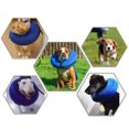 thumbnail image 2 of Pet Protective Inflatable Collar, Pet Recovery Wound Healing Protective Collar, Anti-Bite Soft Collar for Dogs and Cats After Surgery,L, 2 of 8