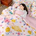 thumbnail image 4 of Homewish Child Teens Cartoon Flowers Bedding Comforter Set 7pcs,Starry Sky Queen Bedding Sets Super Cozy,Dreamy Princess Queen Sheet Sets,Ultra Soft Home Decor,Reversible, 4 of 8