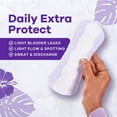 thumbnail image 6 of Always Daily Extra Protect Liners, Extra Long Length Length, Scented Panty Liners, 60 Count, 6 of 12