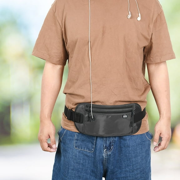 VANLOFE Storage & Organization Fanny Pack For Men Women Travel Passport Wallet Bag For Cell Phone Belt Bag For Travel Walking Running Hiking Cycling