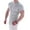 Light Gray, variant on KKBOTIVE Men's T-Shirts Athletic Running Gym Workout Short Sleeve Tee Soft Breathable Top Men's Fashion Summer Clothes, Light Gray Size: M