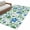 Blue, variant on Blue Green Botanical Round Area Rug 3Ft Washable Small Circle Rugs for Kitchen Entryway, Spring Floral Summer Rustic Non-Slip Carpet Floor Mats Indoor Outdoor Carpet Runner Aesthetic Home Decor
