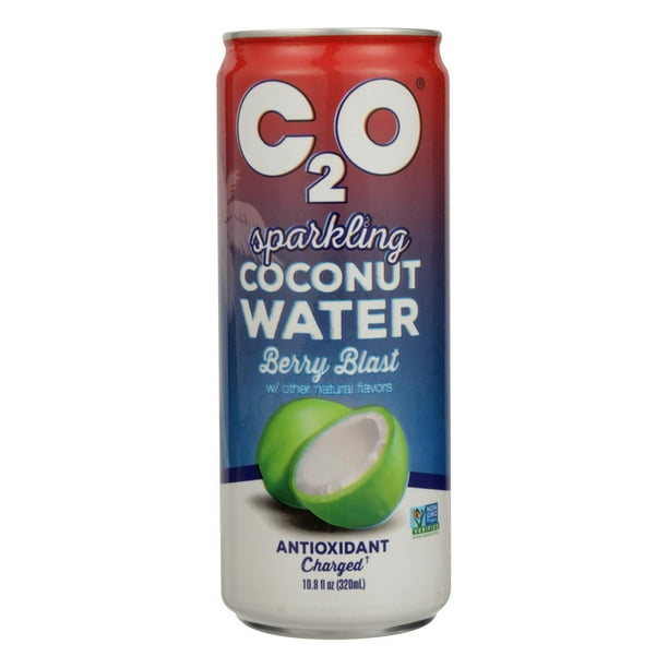 C2o Pure Coconut Water Coconut Water Spk Berry Blast Case Of 12 10.8 Fz