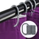thumbnail image 4 of Cortina De Ducha Impermeable De Peva Empalmada Cortina de ducha impermeable de PEVA con empalme morado, gruesa, con ganchos (1 unidad) JASKFLY, 4 of 9