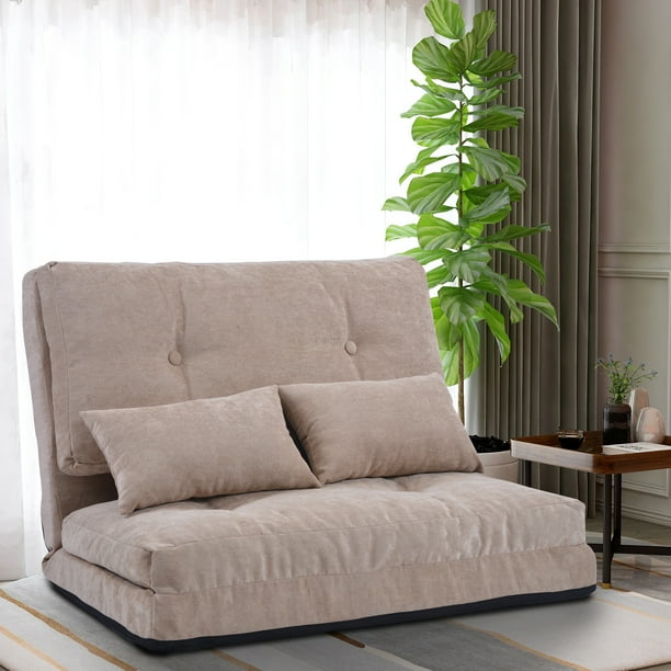 Fold Down Sofa Bed Floor Couch, Sofa Bed Adjustable Folding futon Sofa