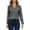 Grey, variant on Long Sleeve Shirts for Women 2026 Spring Satin Button Down V Neck Lapel Collar Dressy Casual Office Work Blouse Tops