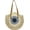 G, variant on Straw Beach Bag with Zipper Large Woven Summer Boho Tote Handbag Rattan Wicker Purse for Shopping Summer Vacation