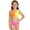 Hot Pink-f, variant on ibiyuan Girls Bathing Suits Size 7-8 Two Piece Adjustable Straps Bathing Suit Ruffle Tankini Set Swim Tank Top Allover Printed Beach Swimwear,13-14 Years