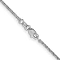 thumbnail image 4 of 14K White Gold Jbsp's 1mm D/C Quadra Wheat Chain (18 X 1) Made In Turkey 1965-18, 4 of 5